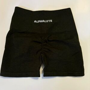 Alphalete Women's Dark Green Bike Shorts